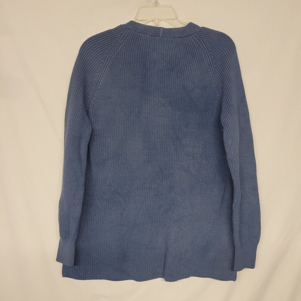 Athleta XSmall Sweater Hanover Refined V-Neck Pullover Poly/ Ex Fine Merino Wool - Picture 2 of 9